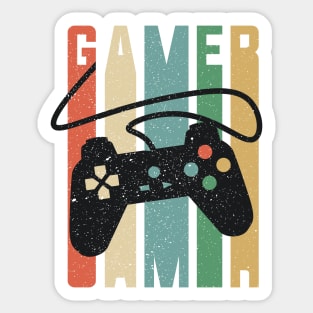 gamers console typhography Sticker